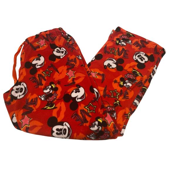 Disney Pajama Payama Pants Red Size Medium - Picture 1 of 3